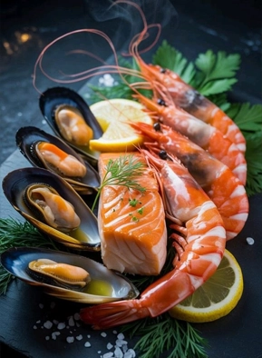 Fresh seafood products supplier in Saudi Arabia