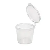 2oz Hinged PP Cup supplier in Jeddah Saudi Arabia — Ideal Elite
