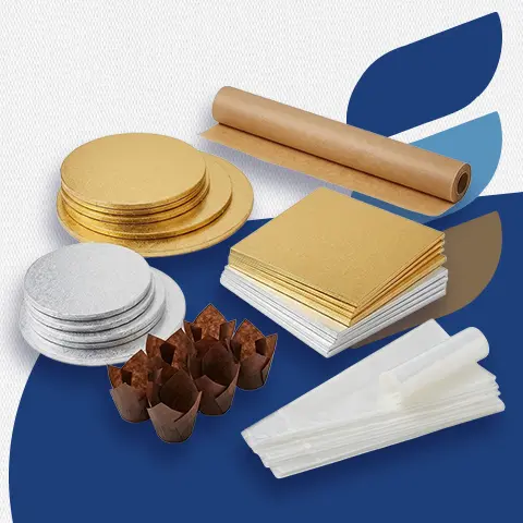 Round Cake Board, Gold & Silver supplied by Ideal Elite in Jeddah Saudi Arabia
